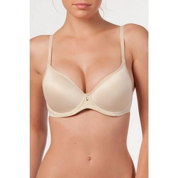 Le Jardin Fanetta Soft Cup Taşlı Büyük Beden Sütyen 9405  Ten 90B ürün görseli 1