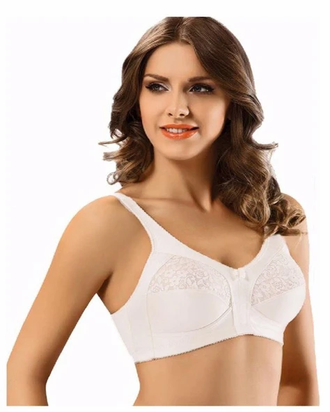Le Jardin Toparlayıcı Kaplı Minimizer Sütyen 800 - (B C D Kap)  Beyaz 80D ürün görseli 1