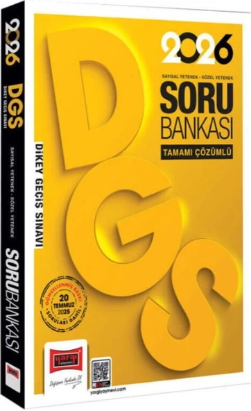 2026 DGS Sayısal Sözel Yetenek Tamamı Çözümlü Soru Bankası Yargı Yayınları ürün görseli 1