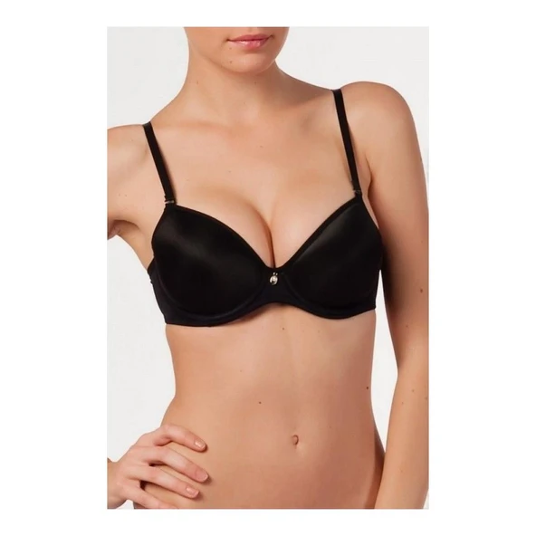Le Jardin Felalty Soft Cup Mikro Büyük Beden Sütyen 9700  Siyah 95B ürün görseli 1