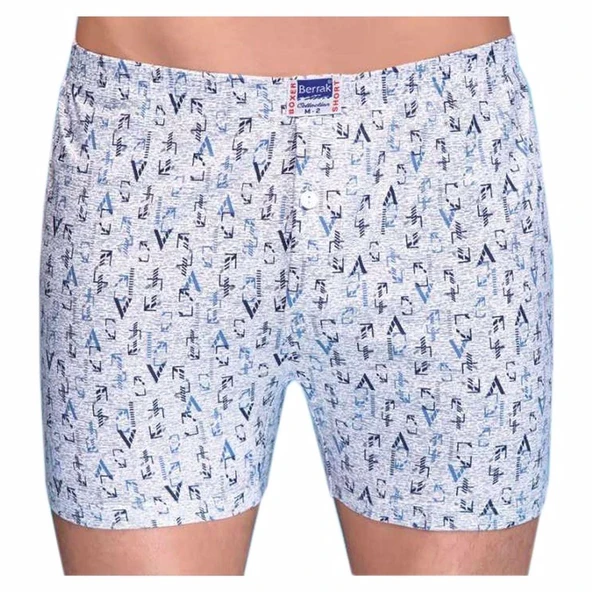 Berrak 1053 Erkek Boxer Desenli 6'Lı   L Karışık Renk ürün görseli 1
