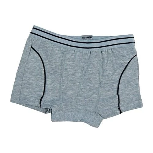 TUTKU 0133 ERKEK ÇOCUK LİKRALI BOXER 3 Adet  Gri 2 (3-4 YAŞ) ürün görseli 1