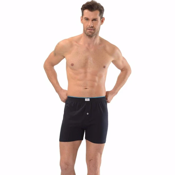 Jiber Havlu Kemer Penye Boxer 3'lü - 127  Lacivert 2XL ürün görseli 1
