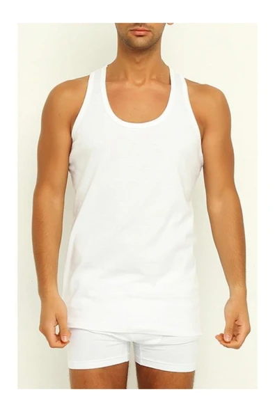 Yıldız Erkek Bambu Spor Atlet 3'Lü Paket -490-491-492  Beyaz 2XL ürün görseli 1