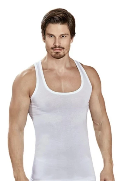 Berrak Erkek Ribana  Rambo Atlet 3'Lü Paket - 1015  Beyaz XL ürün görseli 1