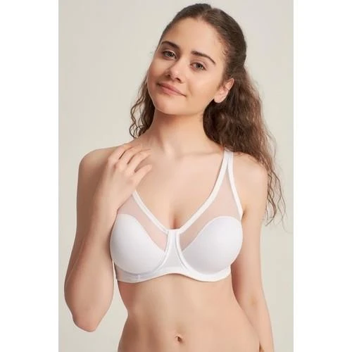 Le Jardin 9200 Tül Kaplı Soft Sütyen Fanette  Beyaz 95B ürün görseli 1