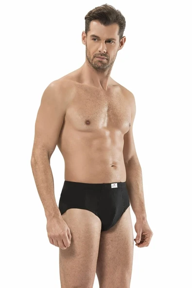 Jiber Erkek Slip 3'lü Paket - 129   Siyah 2XL ürün görseli 1