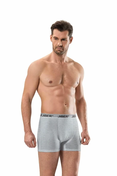 Jiber Erkek Likralı Boxer 6'lı Paket - 156  Gri 2XL ürün görseli 1
