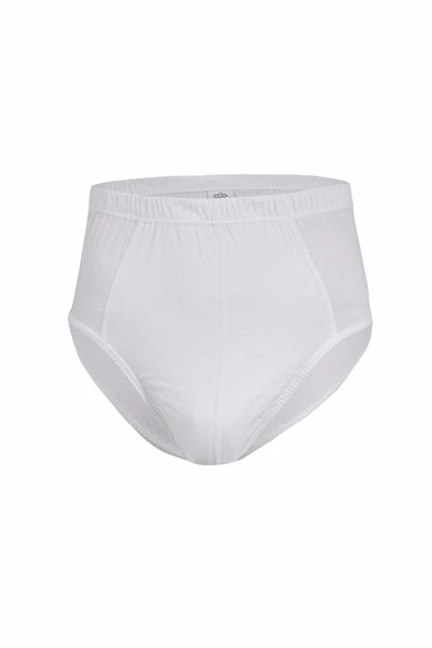 Yıldız Erkek Modal Süper İnce Yazlık Slip Külot 3'Lü Paket - 118-119   Beyaz M ürün görseli 1
