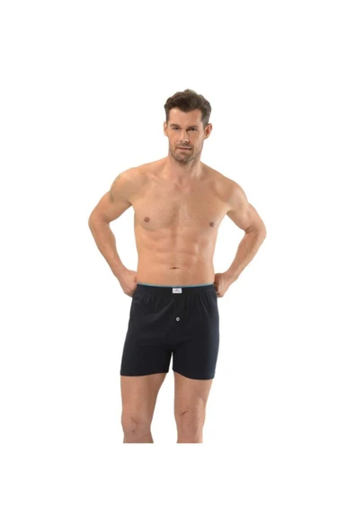 Jiber Havlu Kemer Penye Boxer 3'lü - 127  M Lacivert ürün görseli 1