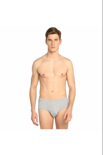 Seher Yıldızı Erkek Renkli Slip Külot - 12 Adet  XL Gri ürün görseli 1
