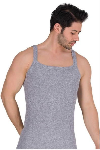 Berrak Erkek Kaşkorse Atlet 1044 - 3 Adet  XL Gri ürün görseli 1