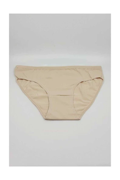 Aydoğan Kadın Likralı Bikini Külot 0181-6 Adet  M Ten ürün görseli 1