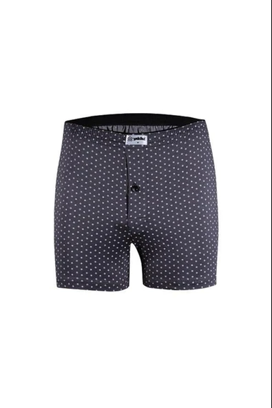 Yıldız Erkek Pamuklu Havlubel Düğmeli Desenli Boxer 43 - 3 Adet  2XL Karışık Renk ürün görseli 1