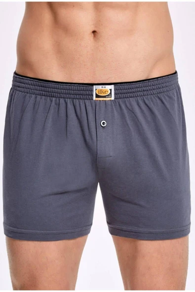 İlke Erkek Penye Boxer 011 - 3 Adet  XL Antrasit ürün görseli 1