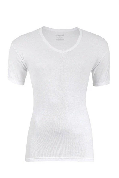 Yıldız Erkek Ribana V yaka Body Atlet - 1 Adet  Beyaz 2XL ürün görseli 1