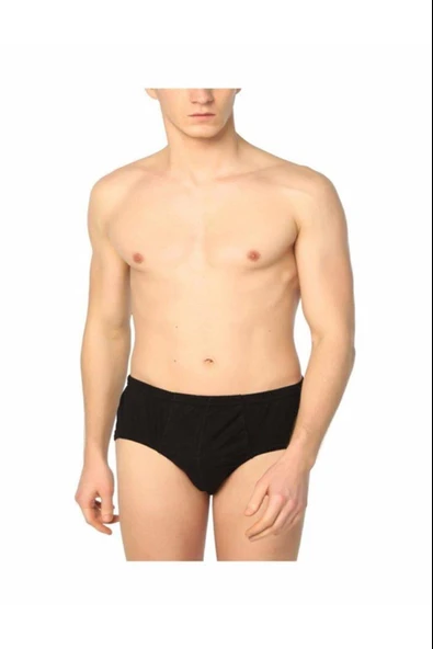 Seher Yıldızı Erkek Renkli Slip Külot - 12 Adet  Siyah 2XL ürün görseli 1