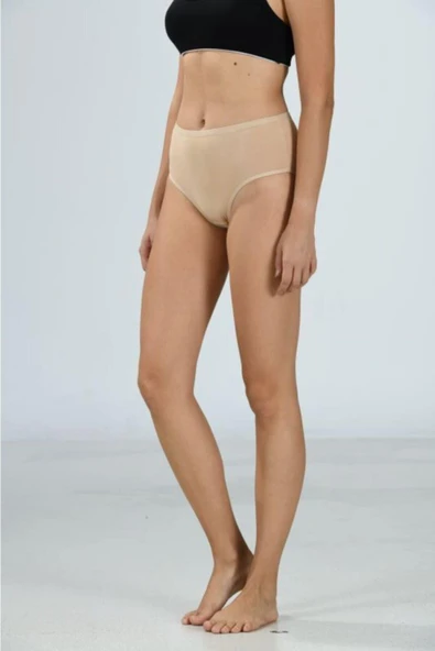 Jiber Kadın Bato Bikini Külot 652 - 6 Adet  L Ten ürün görseli 1