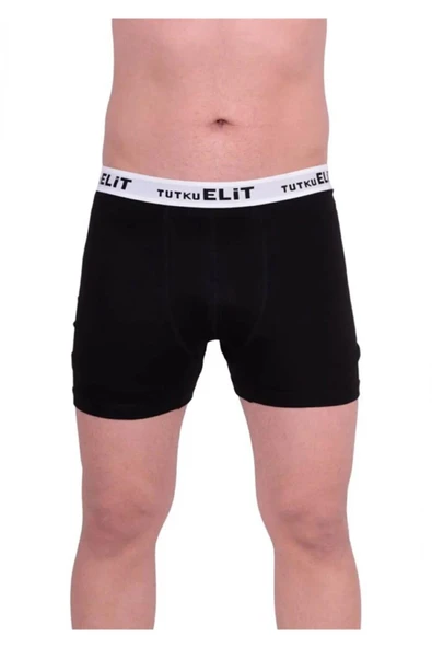 Tutku Elit Erkek Modal Elastan Spor Boxer 1252 - 6 Adet  Siyah 2XL ürün görseli 1