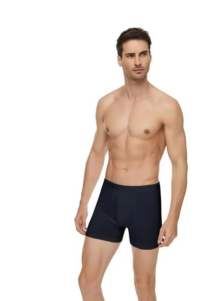 Tutku Elit Erkek Modal Likralı Boxer 1251 - 12 Adet  Siyah L ürün görseli 1