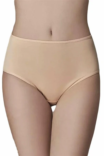 Aydoğan Kadın Yüksek Bel Likralı Bato Külot 0182 - 12 Adet  Ten 3XL ürün görseli 1