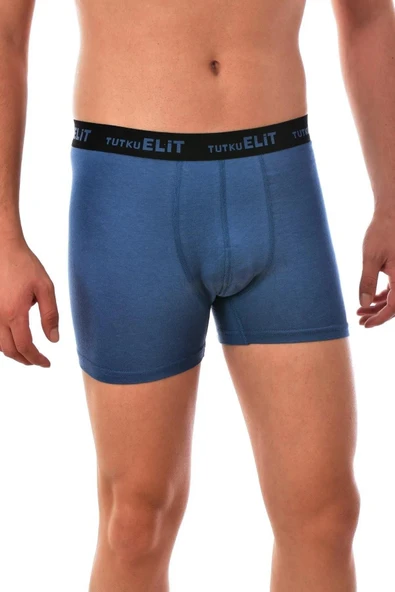 Tutku Elit Erkek Modal Elastan Spor Boxer 1252 - 6 Adet  L Mavi ürün görseli 1