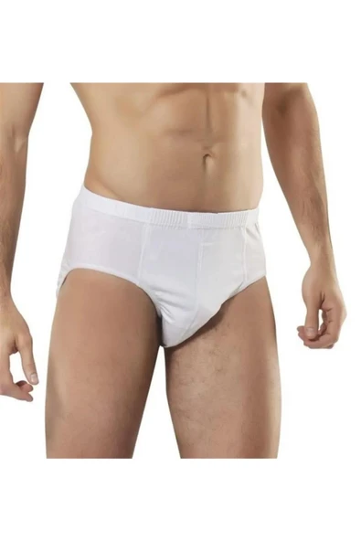 Yıldız Erkek Süprem Slip Külot 03- 12 Adet  Beyaz 3XL ürün görseli 1