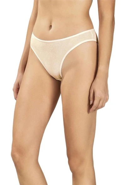 Jiber Kadın Pamuklu Likralı Bikini Külot 655 - 6 Adet  XL Ten ürün görseli 1