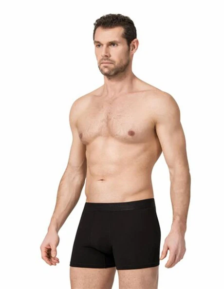 Namaldı Erkek Likralı Boxer 128 - 3 Adet  XL Siyah ürün görseli 1