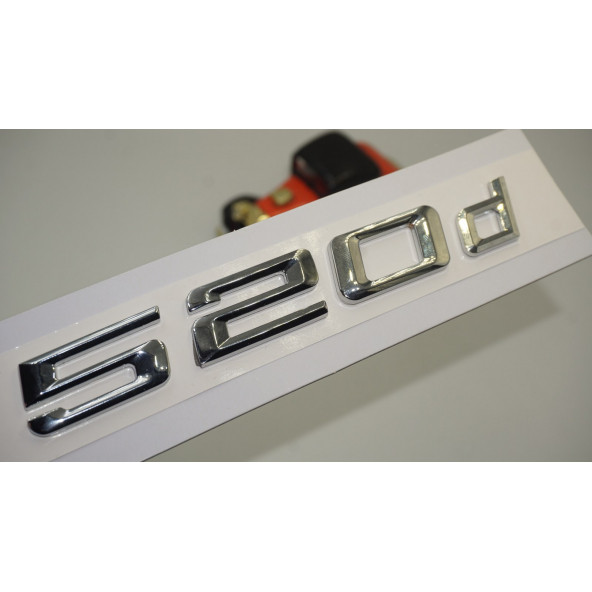 Bmw 520d Bagaj Krom Metal 3M 3D Yazı Logo ürün görseli 1