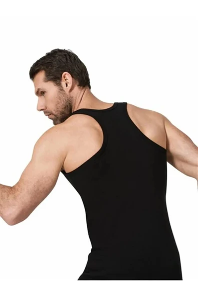 Namaldi Erkek Ribana Rambo Sporcu Atlet 133 - 6 Adet  XL Siyah ürün görseli 1