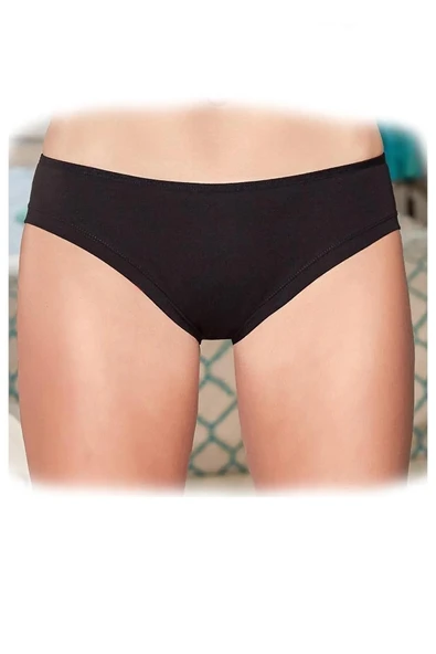 Berrak Kadın Modal Bikini Külot 2320 - 12 Adet  Siyah M ürün görseli 1