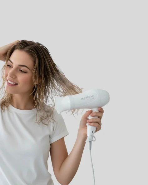Awox Mini Fön Beyaz - Resim 3