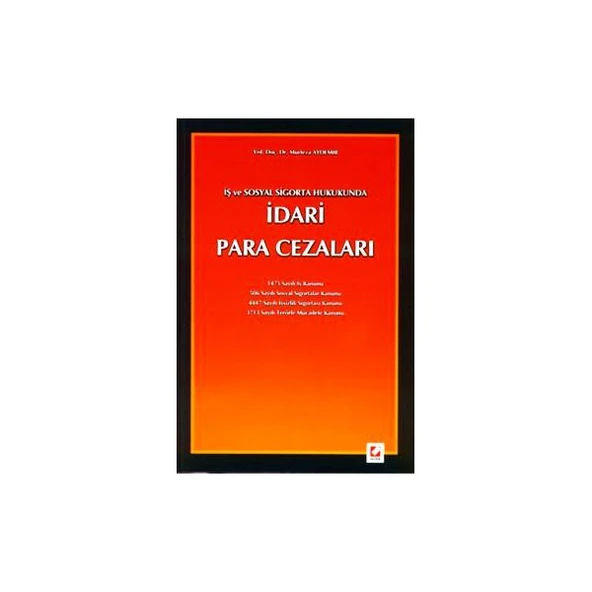 İdari Para Cezaları Murteza Aydemir 2002/11 ürün görseli 1