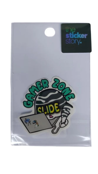 Ekstrafix Yapışkanlı Sudan Etkilenmeyen Sticker The Sticker Story Gamer Zone Slide Tss0110 (1 Adet) ürün görseli 1