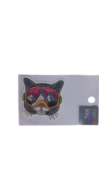 Ekstrafix Yapışkanlı Sudan Etkilenmeyen Sticker The Sticker Story Kedi Tss0245 (1 Adet) ürün görseli 1