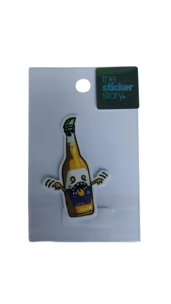 Ekstrafix Yapışkanlı Sudan Etkilenmeyen Sticker The Sticker Story Canavar Tss0053 (1 Adet) ürün görseli 1