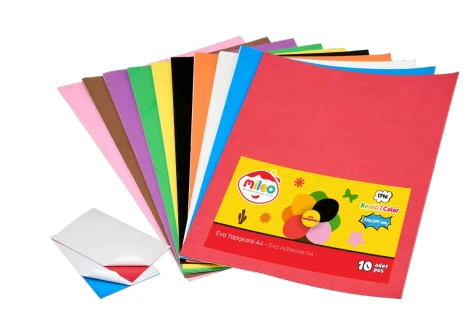 Mileo Eva Yapışkanlı 20X30Cm 10 Lu Karışık Renkler 1746 ürün görseli 1