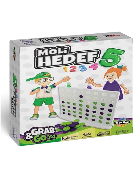 Moli Toys Hedef 5 Akıl Mantık Zeka Ve Strateji Oyunu Kutu Oyunu Ml-1308 ürün görseli 1