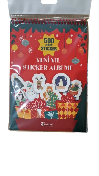 Keskin Color A5 16 Yaprak Yılbaşı Sticker Albümü ürün görseli 1