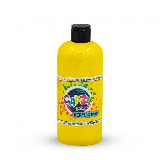 Crazy Akrilik Boya Sarı 550 Gram 2702 ürün görseli 1