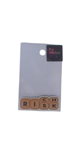 Ekstrafix Yapışkanlı Sudan Etkilenmeyen Sticker The Sticker Story Rıch - Risk Tss0269 (1 Adet) ürün görseli 1