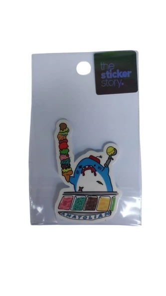Ekstrafix Yapışkanlı Sudan Etkilenmeyen Sticker The Sticker Story Dondurma Tss0096 (1 Adet) ürün görseli 1