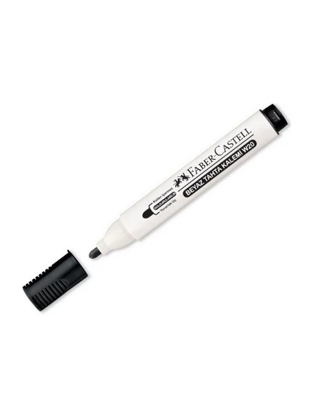 Faber-Castell Beyaz Tahta Kalemi W20 Siyah (10 Lu Paket) ürün görseli 1