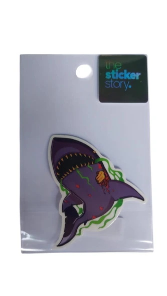 Ekstrafix Yapışkanlı Sudan Etkilenmeyen Sticker The Sticker Story Köpek Balığı Tss0028 (1 Adet) ürün görseli 1