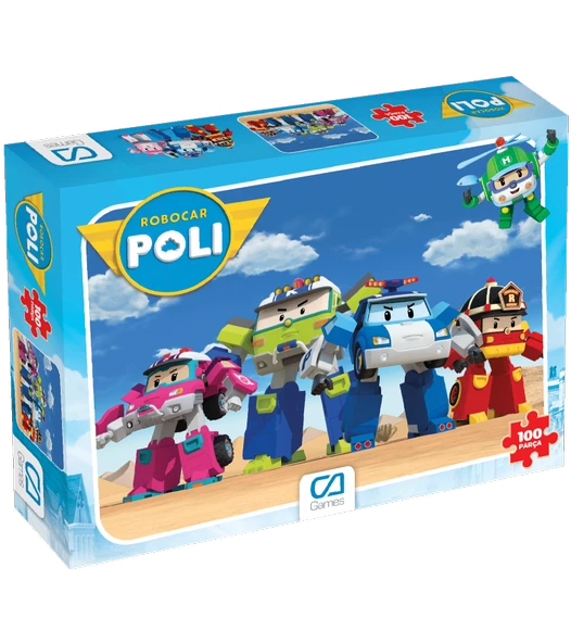 Ca Games Robocar Puzzle 100 Parça Ca100-5327 ürün görseli 1