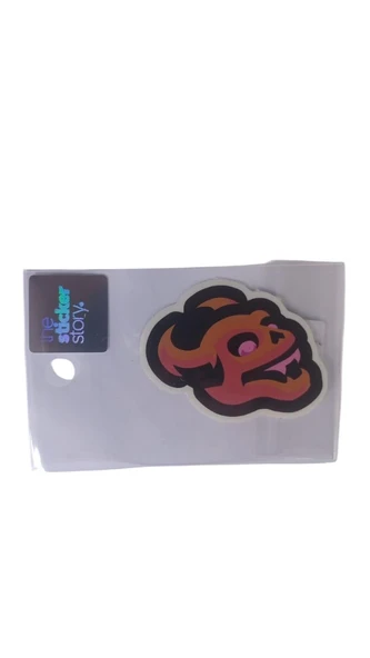 Ekstrafix Yapışkanlı Sudan Etkilenmeyen Sticker The Sticker Story Şeytan Tss0071 (1 Adet) ürün görseli 1