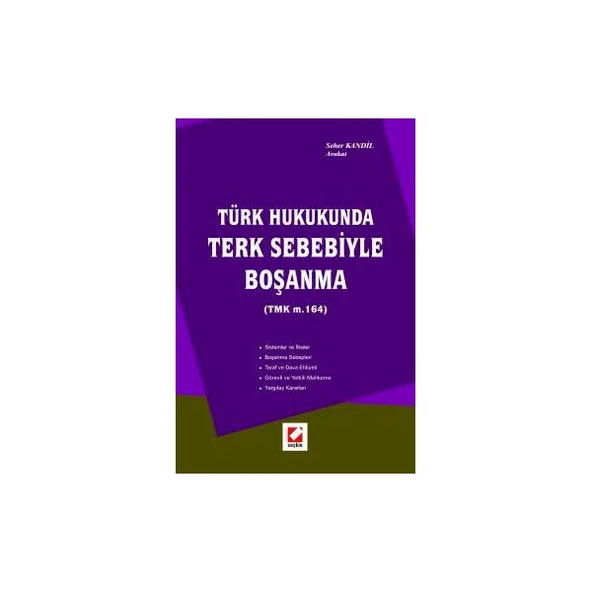 Terk Sebebiyle Boşanma Seher Kandil 2006/02 ürün görseli 1