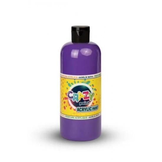 Crazy Akrilik Boya Mor 550 Gram 550-15346 ürün görseli 1