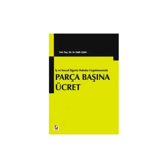 Parça Başına Ücret M. Fatih Uşan 2003/05 ürün görseli 1